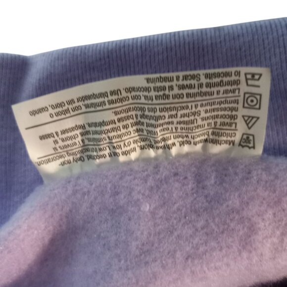 Hanes Size XL 14 16 Girls Purple Zip Up Hoodie CITY CHIC Glitter Graphic NEW - Picture 7 of 7